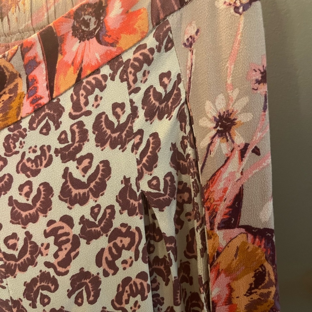 Free People Beautiful Coordinating Print Pants - Picture 5 of 5